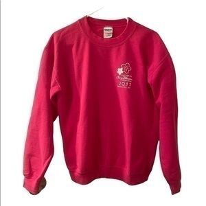 National Cherry Blossom 2011 Hot Pink Sweatshirt Small